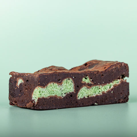 Mint Overload Slutty Brownie