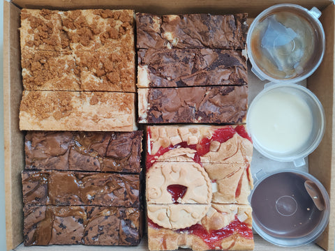 💕 Valentine's Brownie & Blondie dipping box