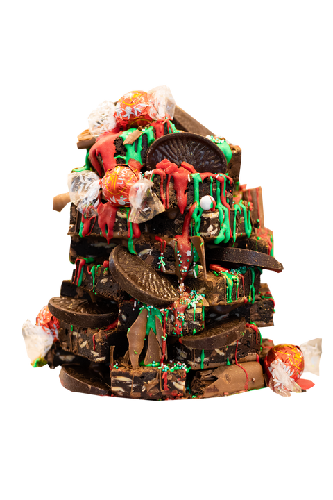 Christmas Brownie Stack