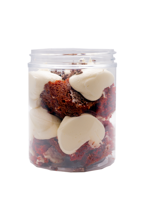 Red Velvet Cake Jar